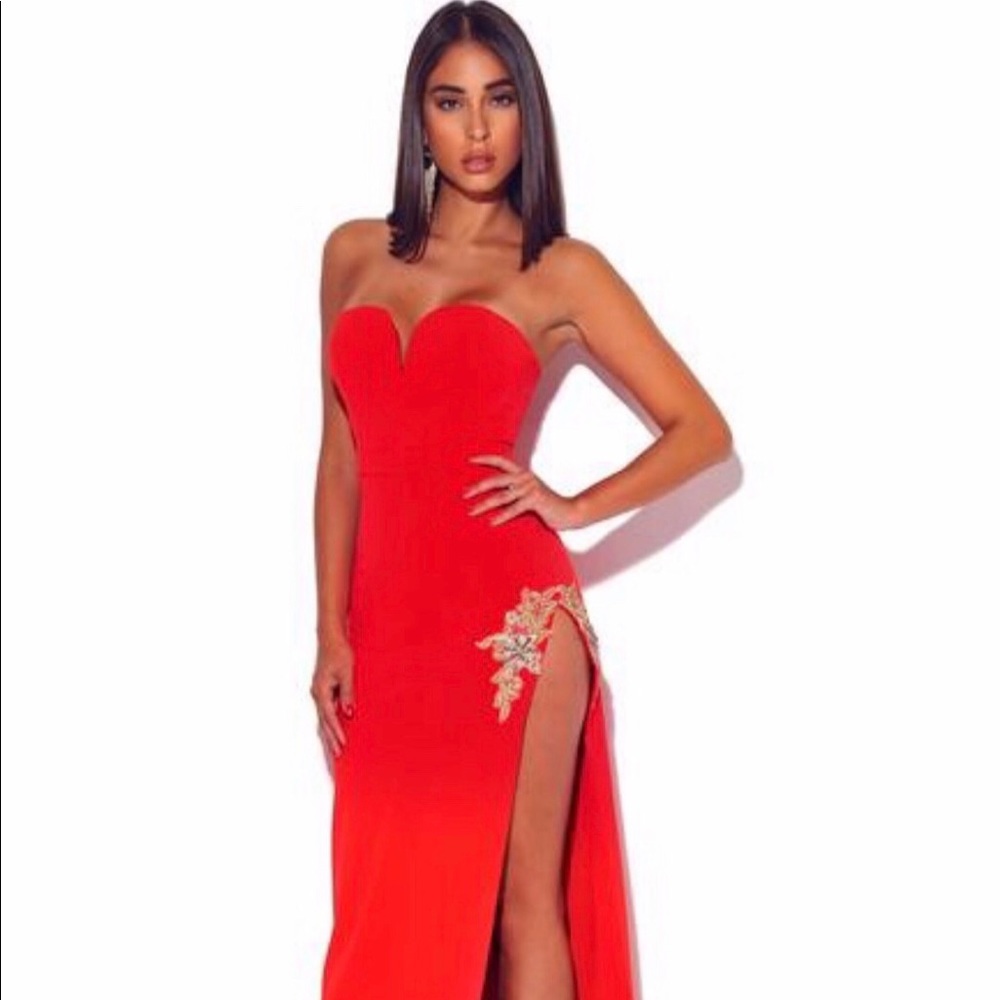 The Classic Red Dress